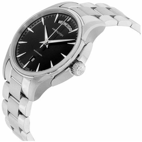 Hamilton Jazzmaster Day Date Auto H32505131 - 40mm Edelstahl, schwarzes Zifferblatt, Edelstahlarmband