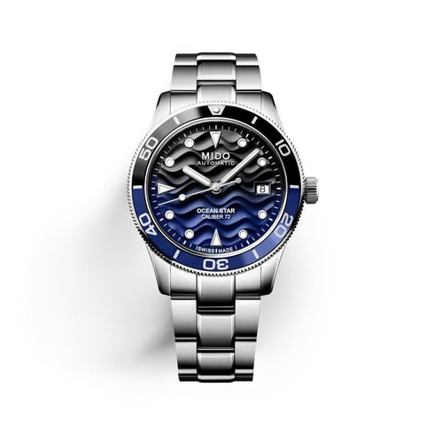 MIDOMido Ocean Star 39 M026.907.11.041.00 Automatic Men's Watch – Blue Dial, Stainless Steel BraceletWATCHESEcecile