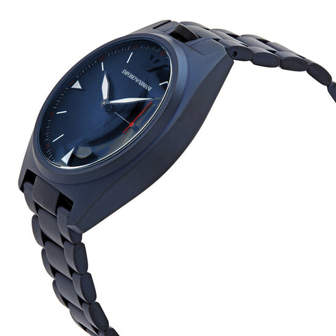 Emporio Armani AR11309 “Nicola” Men’s Watch – All-Blue Stainless Steel, 43 mm