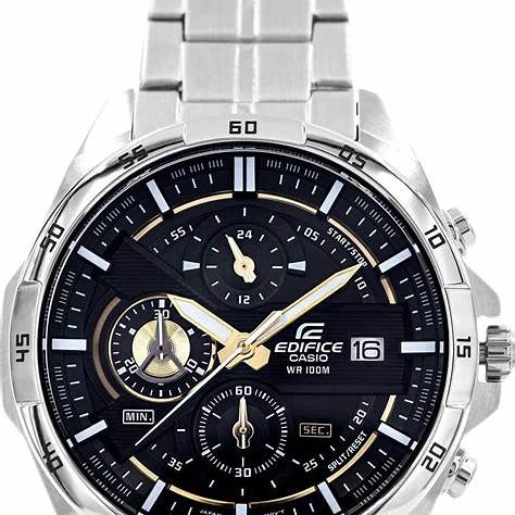 CASIO EDIFICECasio Edifice EFR - 556D - 1AVUEF Men's Chronograph Watch with Stainless Steel BandWATCHESEcecile