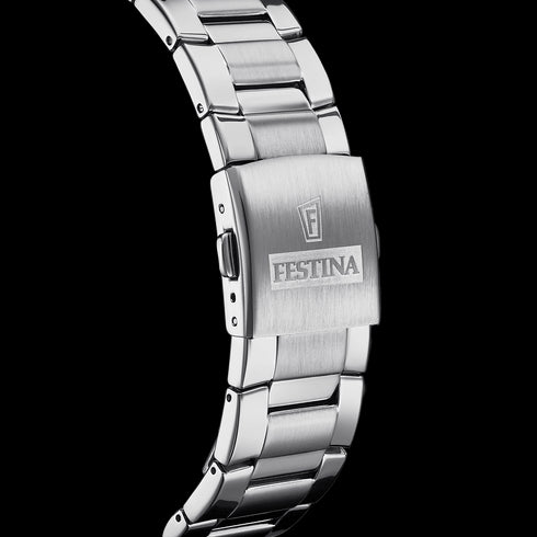 Festina F20463/1 Men’s Sport Chronograph – Silver Dial, Steel 45 mm