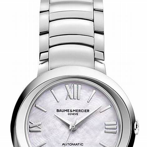 Orologio automatico da donna Baume & Mercier Promesse 10182 - Quadrante in madreperla, bracciale in acciaio inossidabile