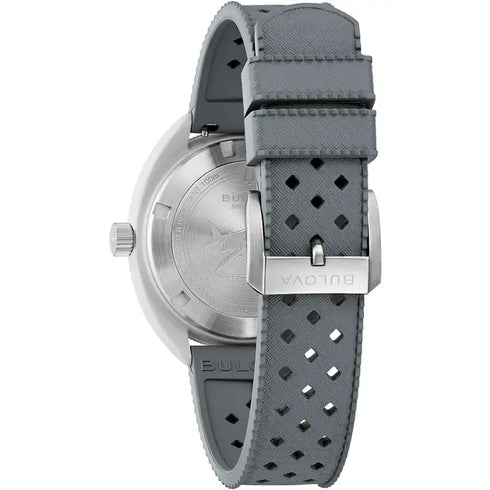 Bulova 98B449 Herren-Schnorcheluhr - Hybrid-Keramik, weißes Zifferblatt, 100m WR