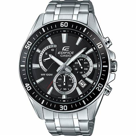 CASIO EDIFICECasio Edifice EFR - 552D - 1AVUEF Men's Chronograph Watch – Black Dial, Stainless Steel BraceletWATCHESEcecile