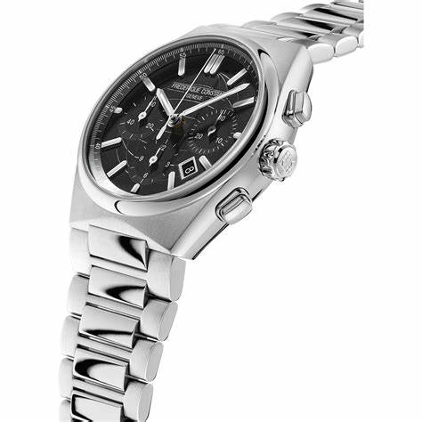 FREDERIQUE CONSTANTFrederique Constant Highlife Chronograph Automatic FC - 391B4NH6B – Black Dial, Stainless Steel BraceletWATCHESEcecile