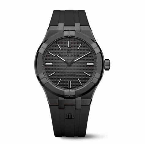 MAURICE LACROIXMaurice Lacroix AIKON Automatic Ceramic 42mm Men's Watch - Black Dial, Black Ceramic Case and BraceletWATCHESEcecile