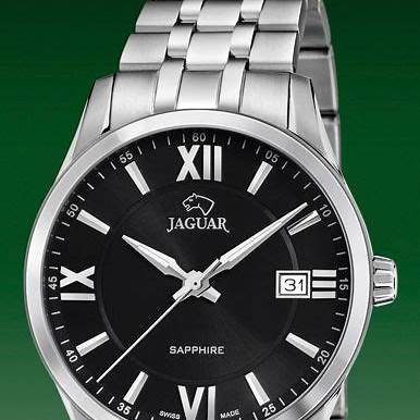 JAGUARJaguar J964/4 Men's Watch - Black Dial, Stainless Steel BraceletWATCHESEcecile