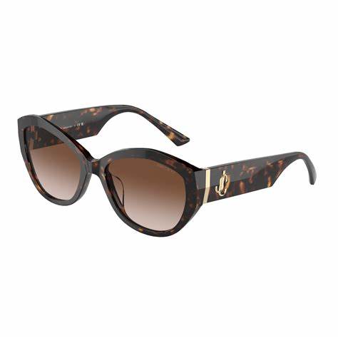 Jimmy Choo JC 5013U Women's Sunglasses - 55mm, Brown Gradient Frame with Brown Gradient Lenses