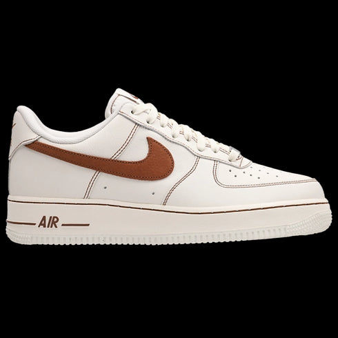 Nike Air Force 1 07 Blanc Marron Hommes