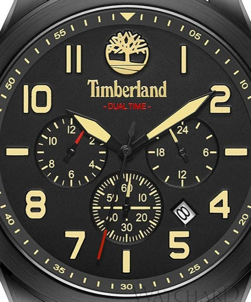 TIMBERLANDTimberland Ashmont TDWGF0009701 Men's Chronograph Watch – Black Dial, Brown LeatherWATCHESEcecile