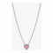 PANDORAPandora 398425C02 - 45 Pink Elevated Heart Necklace – Sterling Silver, 45cmBIJOUXEcecile