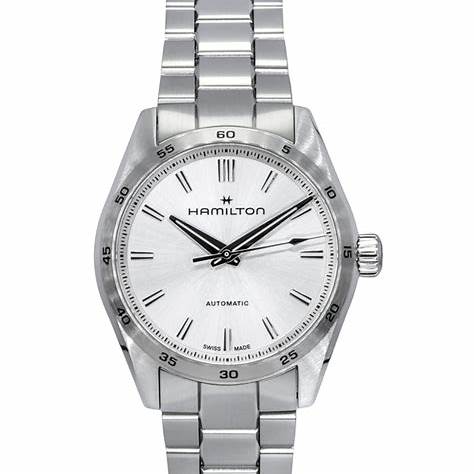 Hamilton Jazzmaster Performer Auto H36105150 - 34mm Edelstahl, silbernes Zifferblatt, Edelstahlarmband