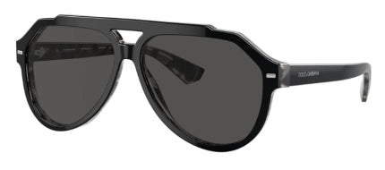 DOLCE & GABBANADolce & Gabbana DG 4452 3403 - 87 M 60 Men's Sunglasses – Black Frame, Grey LensesEYEWEAREcecile
