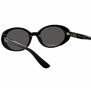 Dolce & Gabbana DG4443 501/87 Gafas de Sol Mujer - Montura Negra, Lentes Grises