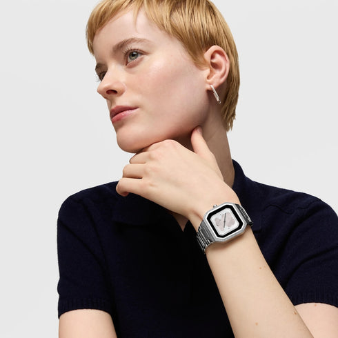 Tous B‑Connect 3000139200 Women’s Smartwatch – Steel, Zirconia Bezel, 1.3″ Touchscreen