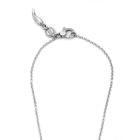 GIOVANNI RASPINIGiovanni Raspini 12087 Turtle Eden Necklace – Sterling Silver & Aquamarine Quartz, 45cmBIJOUXEcecile