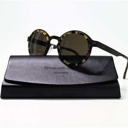 Ermenegildo Zegna Couture ZC0006 38M49 Men's Sunglasses - Tortoise Titanium Frame, Brown Polarized Lenses, 49mm