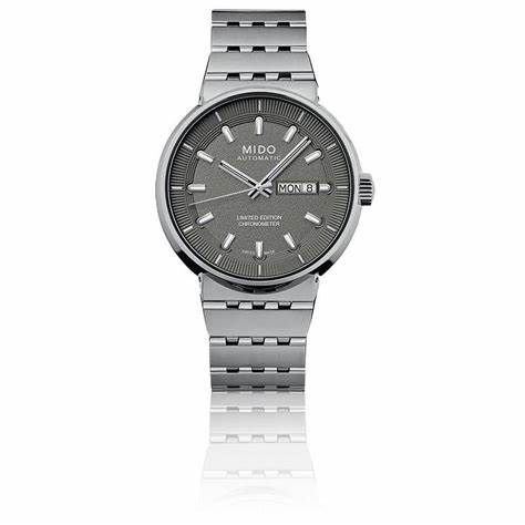 MIDOMido All Dial IBA M8340.4.B3.11 Men's Watch - 42mm, Gray Dial, Stainless Steel Case and BraceletEYEWEAREcecile
