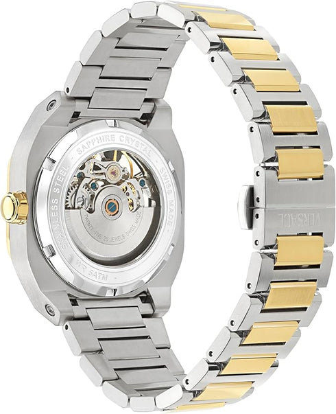 Versace VE0I00325 V-Contempo GMT Automatic Watch – Green Dial, 40 mm