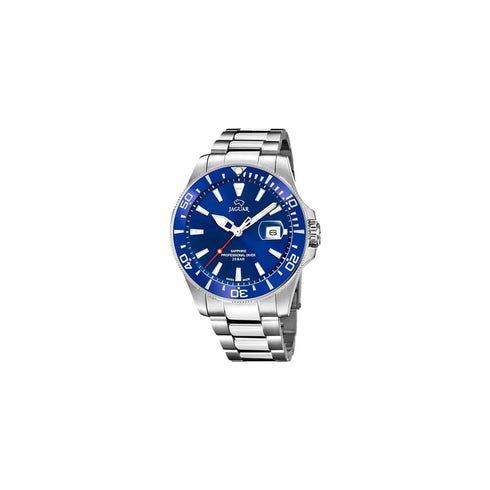 JAGUARJaguar Men's Swiss Quartz Professional Diver Watch - Model J860/C, Stainless Steel Case, Blue Dial, Sapphire CrystalWATCHESEcecile