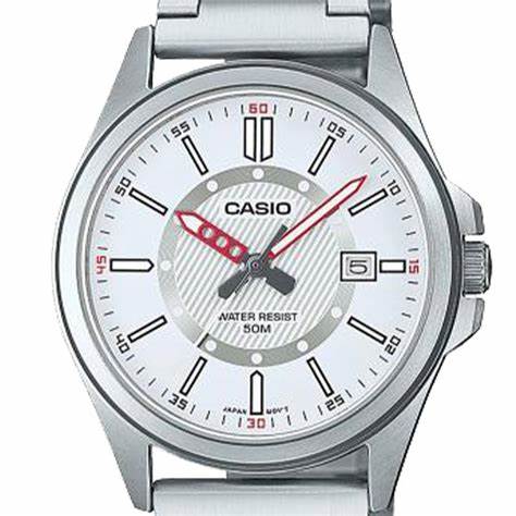 CASIO & VINTAGECasio MTP - E700D - 7EVEF Men's Watch - Silver Dial, Stainless Steel BraceletWATCHESEcecile