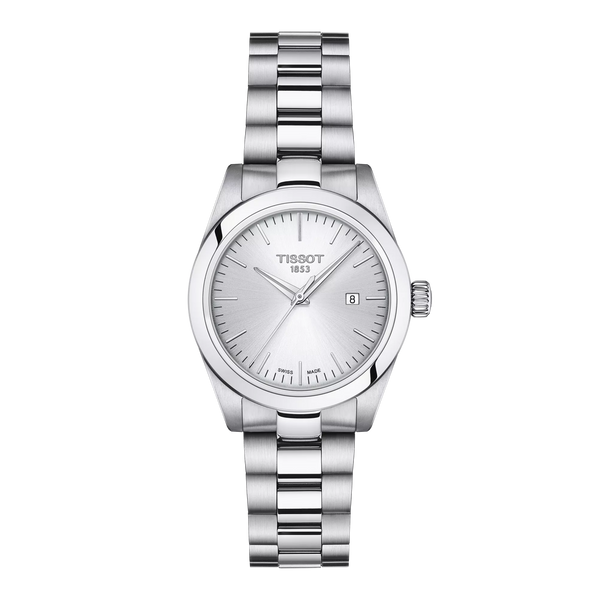 Reloj de cuarzo Tissot T-My Lady T1320101103100 para mujer - Acero inoxidable, esfera plateada