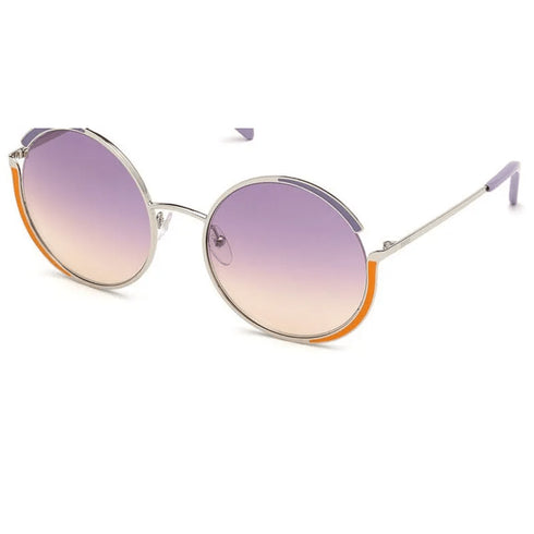EMILIO PUCCIEmilio Pucci EP0132 5616T Women's Round Sunglasses – Silver Frame, Purple Gradient Lenses, Ø 56mmEYEWEAREcecile