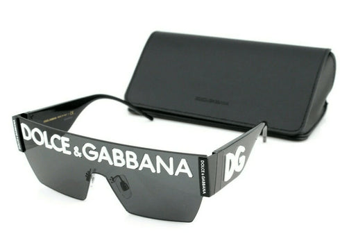 DOLCE & GABBANADolce & Gabbana DG2233 01/87 Unisex Sunglasses - Black Frame, Grey LensesEYEWEAREcecile