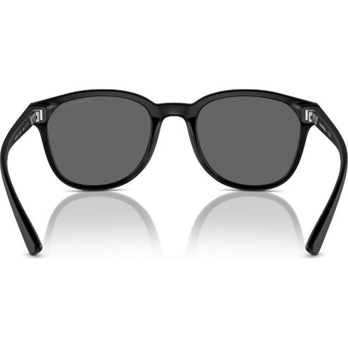 Emporio Armani EA4225U 5001/87 Unisex Sunglasses - Matte Black Frame, Dark Gray Lenses