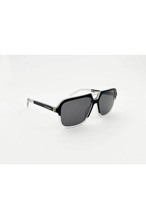 DOLCE & GABBANADolce & Gabbana DG 4354 501 - 81 B 58 Men's Sunglasses – Black Frame, Grey LensesEYEWEAREcecile