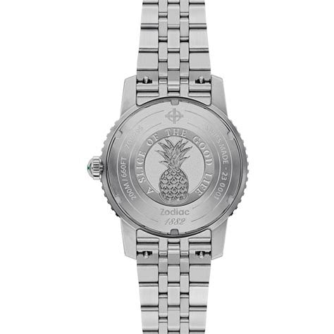 ZODIACZodiac Super Sea Wolf Compression ZO9295 Men's Automatic Watch - Green Gradient Dial, Stainless Steel BraceletWATCHESEcecile