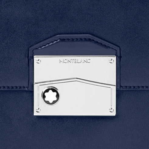 MONTBLANCMontblanc Meisterstück Neo Briefcase 131687 - Ink Blue Leather, Modern DesignLEATHER GOODSEcecile