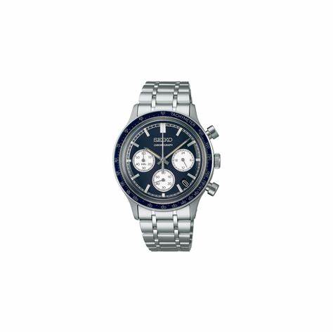Seiko SSB477P1 Men’s Quartz Chronograph – Blue Dial, Stainless Steel, ~39 mm
