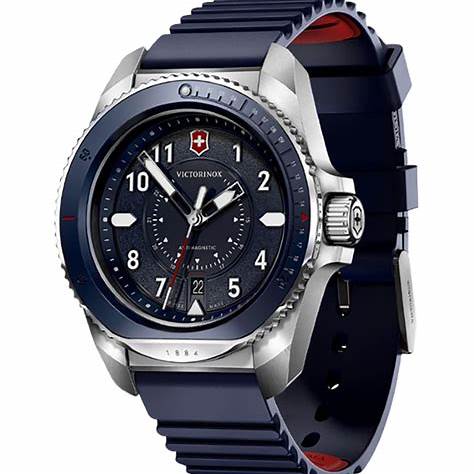 VICTORINOXVictorinox Journey 1884 Men's Watch V241975 – Blue Dial, Blue Rubber StrapWATCHESEcecile