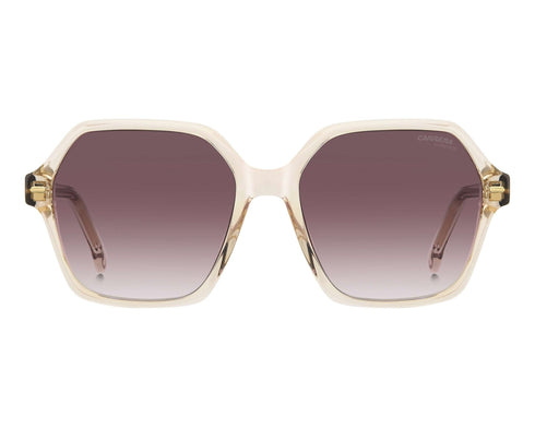 CARRERACarrera 3026/S HAM/3X Women's Sunglasses - Transparent Champagne Frame, Gradient Dark Pink LensesEYEWEAREcecile