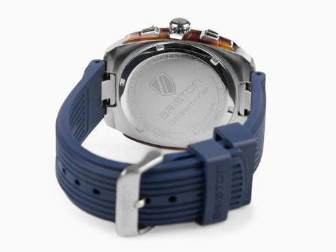 BRISTONBriston Streamliner Urban 22142.S.T.15.RNB – 42mm Chronograph, Navy Dial, Rubber StrapWATCHESEcecile