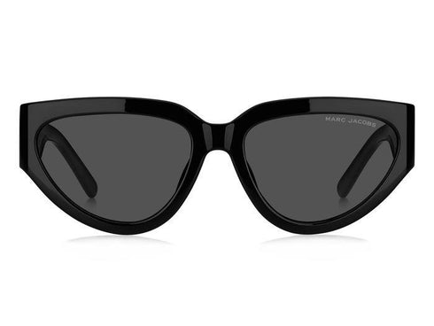 Marc Jacobs MARC 645/S 807/IR Cat-Eye-Sonnenbrille für Damen - Schwarzer Rahmen, graue Gläser