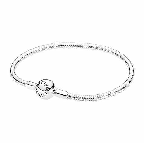 PANDORAPandora 590728 - 21 Moments Snake Chain Bracelet - Sterling Silver, 21 cmBIJOUXEcecile
