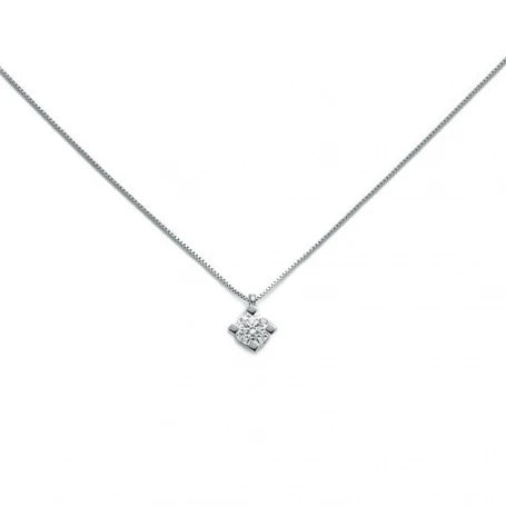 MILUNAMiluna CLD5065 - 020G7 Women's White Gold Necklace with 0.20 ct Diamond PendantJEWELRYEcecile