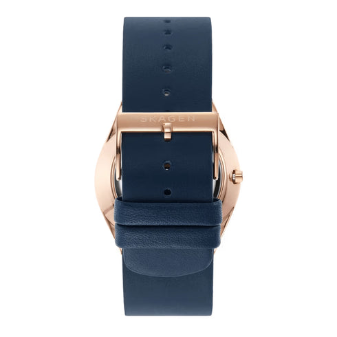 SKAGEN DENMARKSkagen Grenen SKW6834 Solar - Powered Watch – 37mm Ocean Blue Dial, Rose Gold CaseWATCHESEcecile