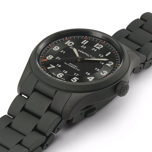HAMILTONHamilton Khaki Field Titanium Auto 38mm H70215130 – Black PVD Titanium, H - 10 Movement, 100M WRWATCHESEcecile