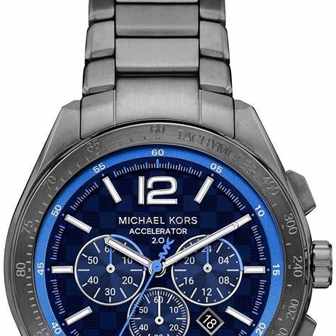 MICHAEL KORSMichael Kors MK9178 Men's Accelerator 2.0 Gunmetal - Tone Stainless Steel Chronograph WatchWATCHESEcecile