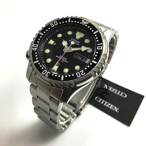 CITIZENCitizen NY0040 - 50E Men's Watch - Black Dial, Stainless Steel BraceletWATCHESEcecile
