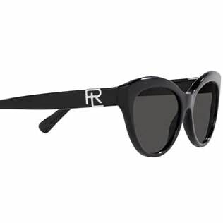 Ralph Lauren RL 8213 5001/87 Women's Sunglasses - Black Frame, Grey Lenses