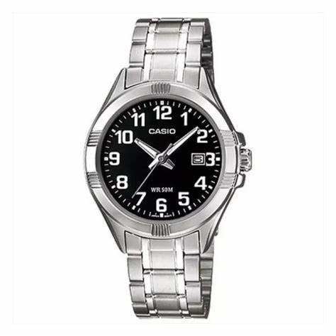 CASIO & VINTAGECasio LTP - 1308D - 1BVDF Women's Stainless Steel Watch – Black DialWATCHESEcecile