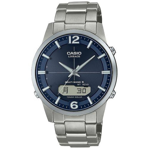 Casio LCW-M170TD-2AER Reloj hombre - Esfera azul, brazalete titanio