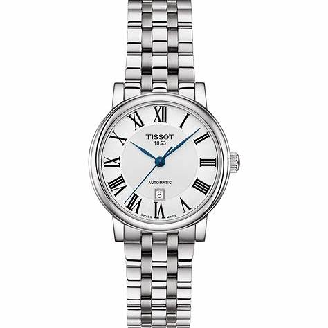 TISSOTTissot Carson Premium Automatic Lady Women's Watch - Silver Dial, Stainless Steel BraceletWATCHESEcecile