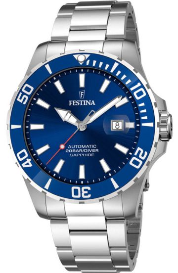 FESTINAFestina F20531/3 Automatic Diver Watch – 44mm, Sapphire Crystal, 200m WWATCHESEcecile