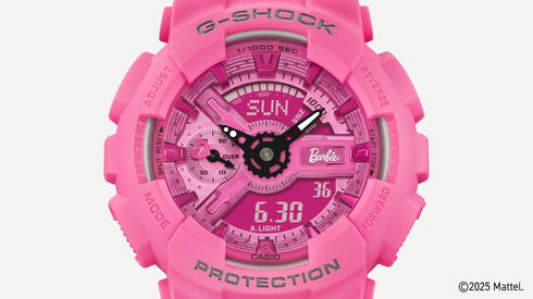 Casio G-Shock GMA-S110BE-4AER Montre femme Barbie™ Limited Edition - Résine rose,