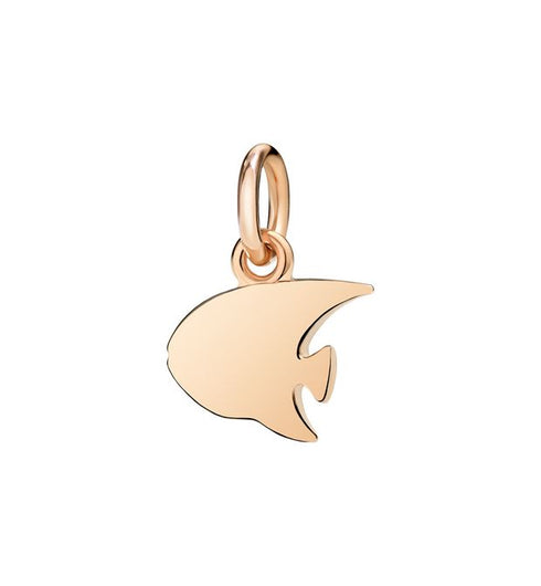 DoDo DMB4005ANGES0009R Pendentif poisson-ange en or rose 9Kt - Unisexe